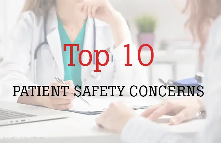 Top ten patience safety concerns